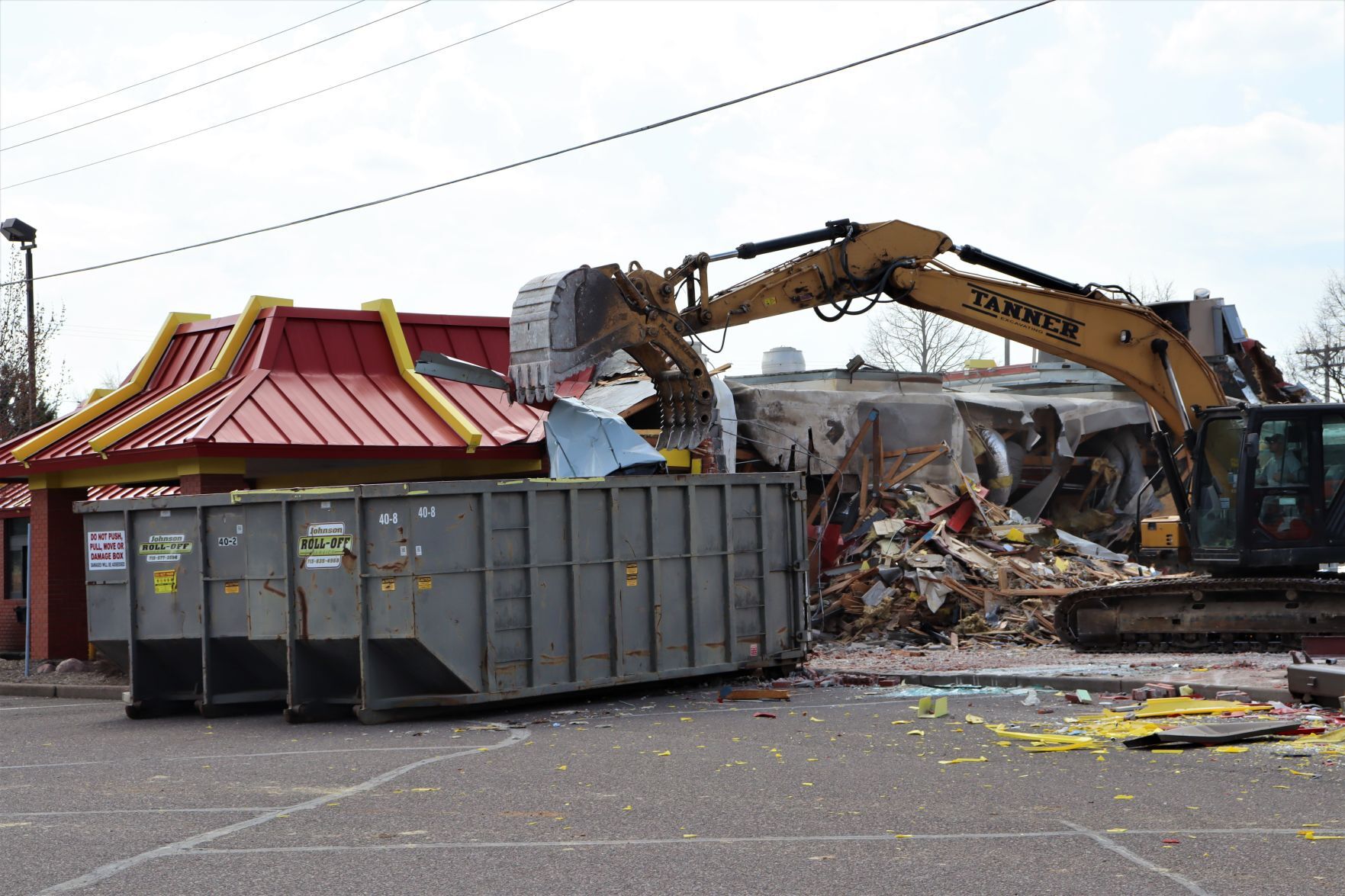 Chippewa Falls McDonald's Demolition